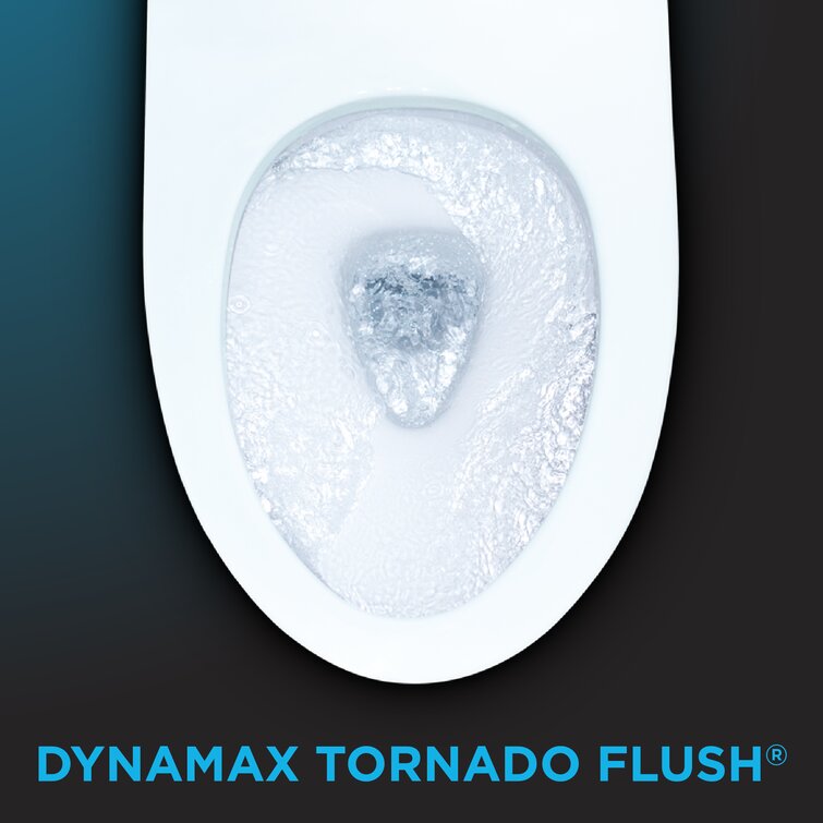 Dual-Flush Elongated Bidet Toilet with High Efficiency Flush (Seat Included)