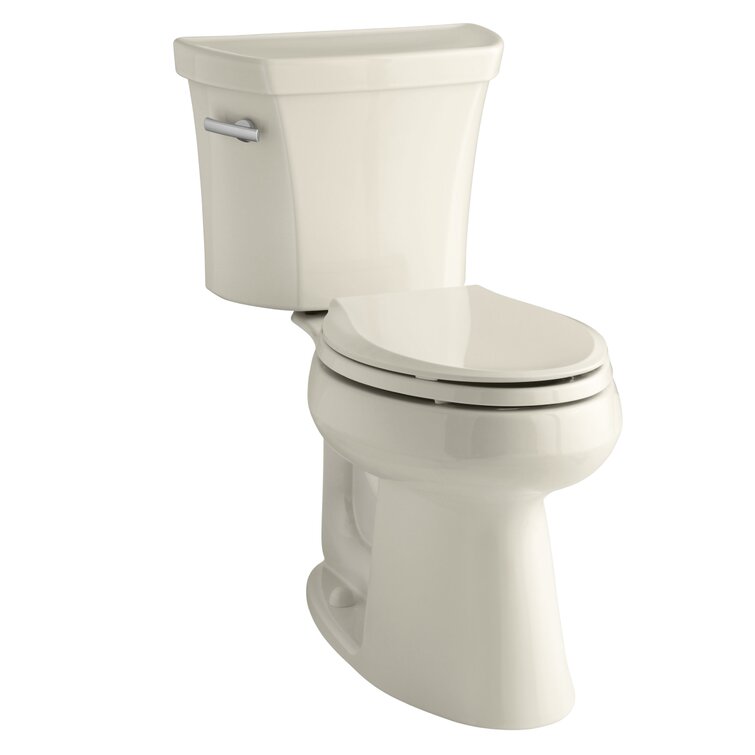 Highline Two-Piece Elongated 1.28 GPF Toilet with Class Five Flush Technology and Left-Hand Trip Lever