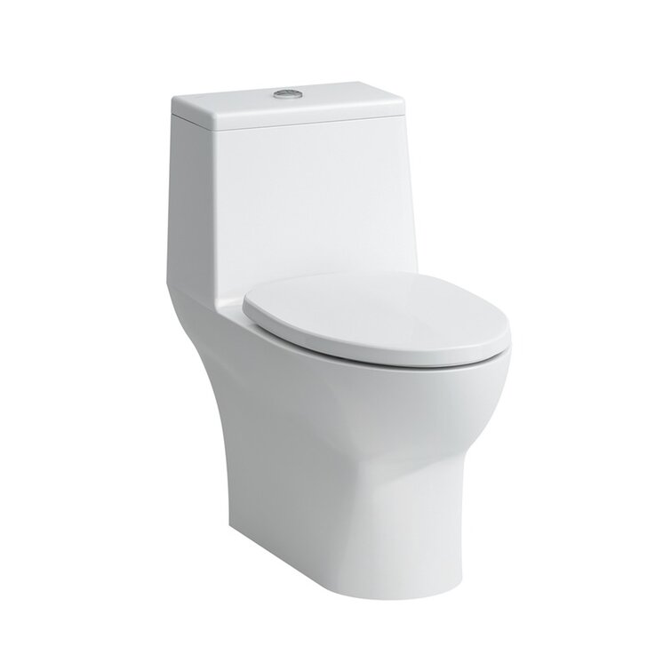 Savoy Dual-Flush Elongated One-Piece Toilet (Seat Included)